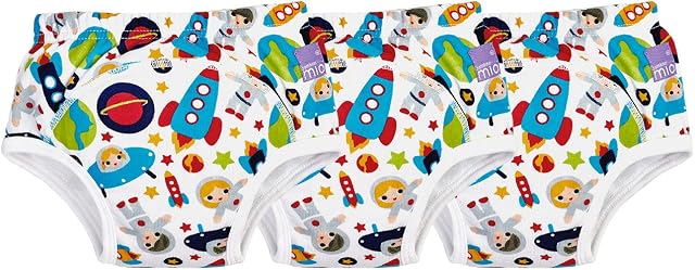 Bambino Mio, Potty Training Pants, Outer Space, 18-24 Months, 3 Pack