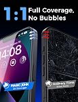MAGIC JOHN 2 Pack for iPhone 13/14& iPhone 13 Pro 6.1 inch Tempered Glass Screen Protector, Auto Dust-Elimination,HD Clear, Easy Installation