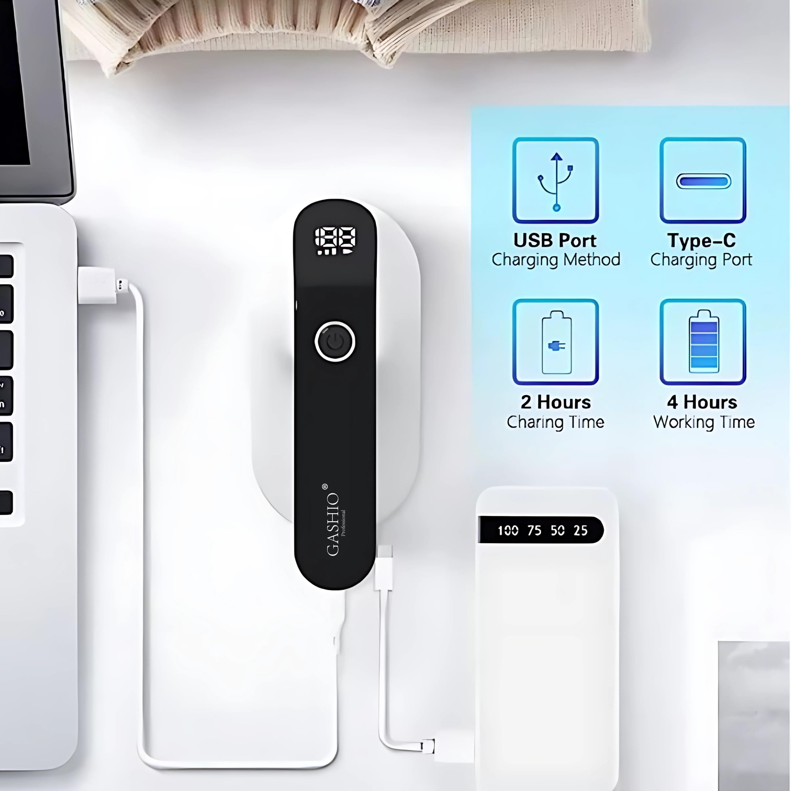 M1 - Rasoio elettrico ricaricabile, potente rimozione pelucchi e rasatura pelucchi per vestiti, Lint Remover, Fabric Shaver, Slanugine, ideale per tessuti e maglioni