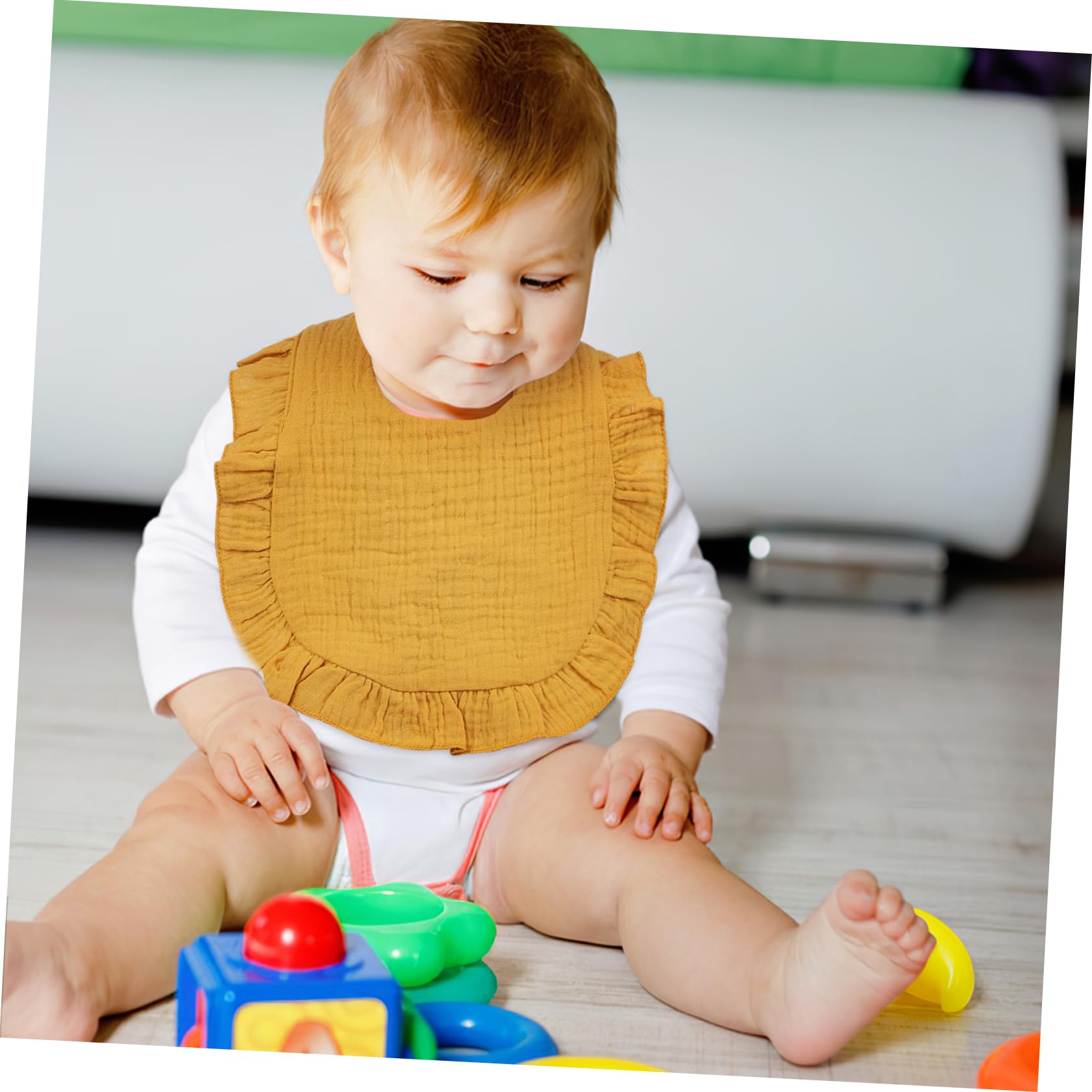 PACKOVE 12stücke Babysabberlätzchen Aus Babylätzchen Zum Essen Für Kleinkinder Unisex Neugeborenenlätzchen Spucktücher Zum Sabbern