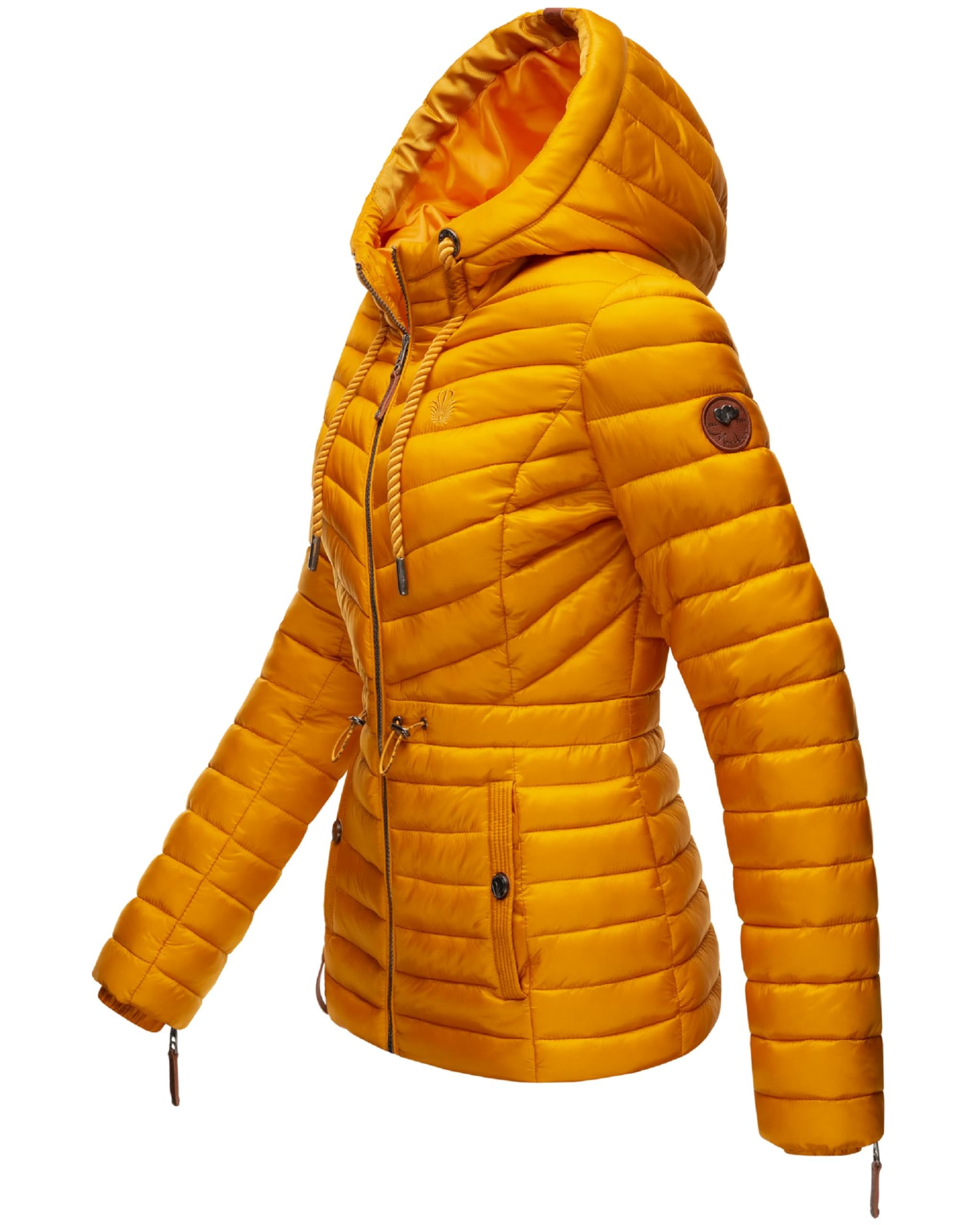 MARIKOO Aniyaa Veste mi-saison légère matelassée à capuche pour femme