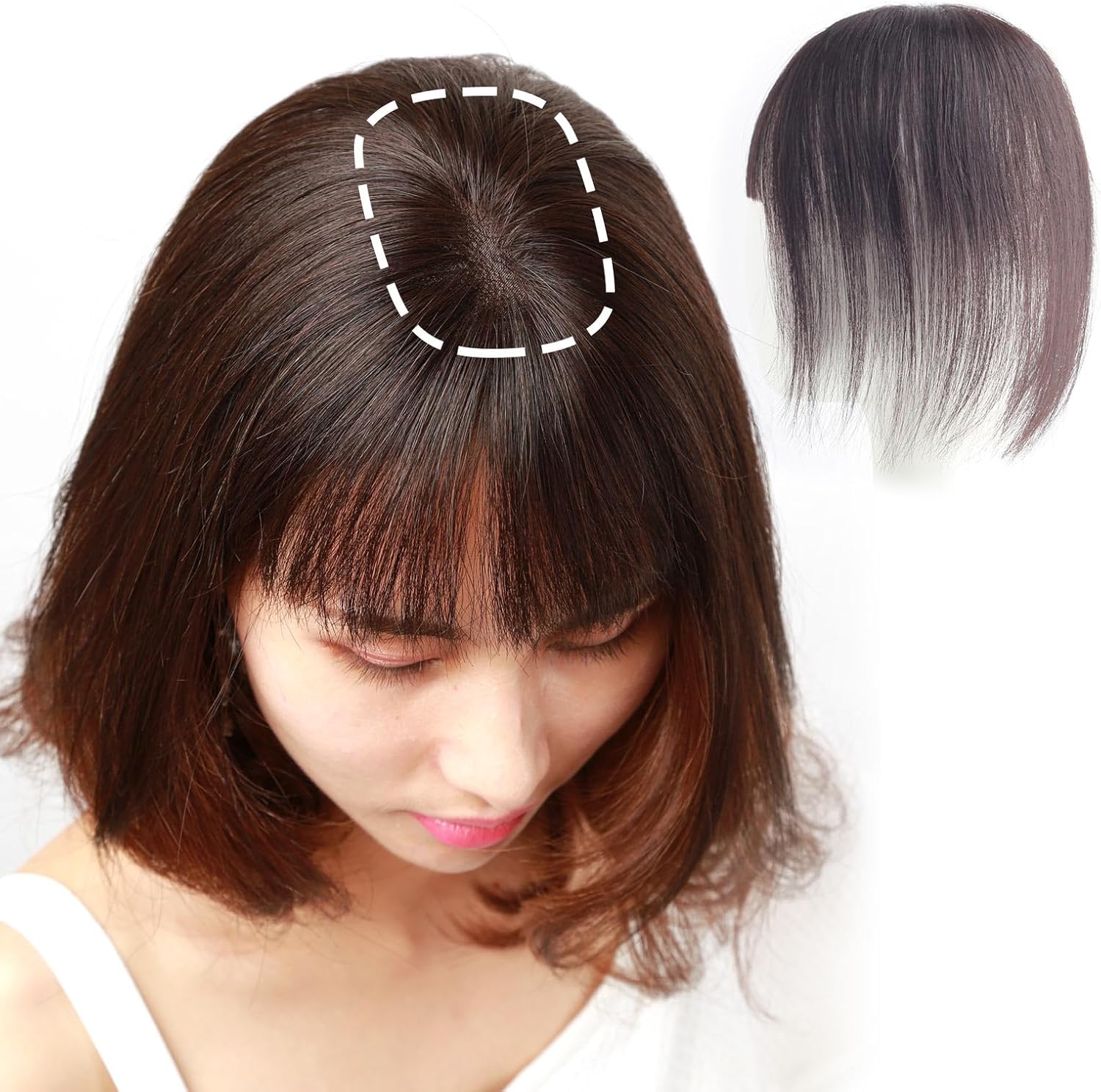 パンジー刺繍☆5センチパッチンピン♡グレー 5センチパッチンピン