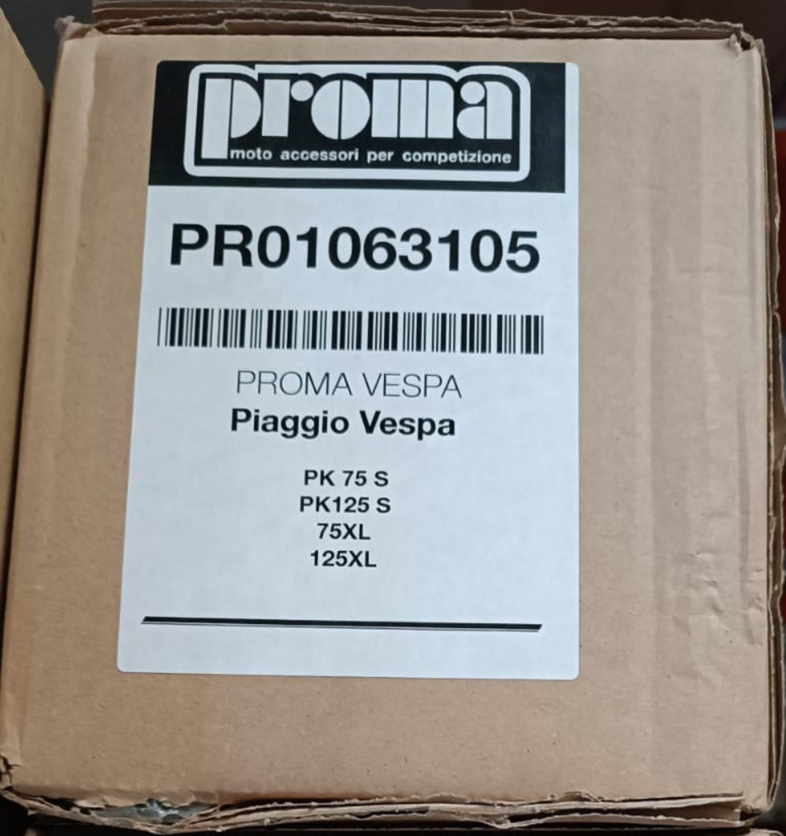 marmitta PROMA espansione vespa 50 PK 50/112cc + guarnizione scarico.