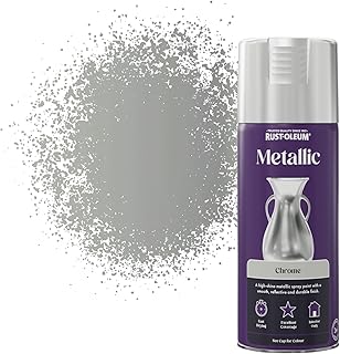 400ml Metallic Spray Paint - Brilliant Chrome