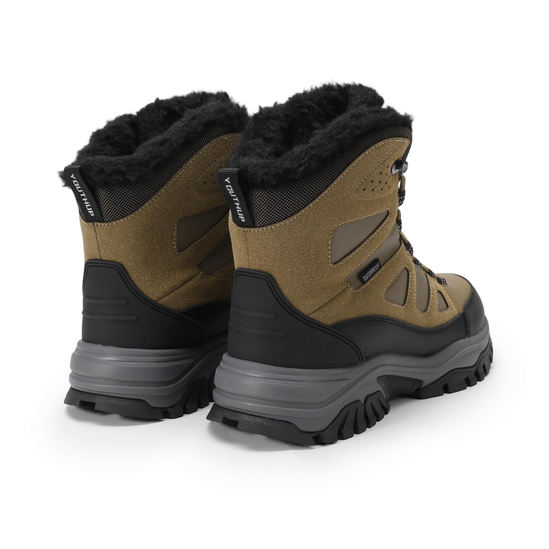 YOUTHUP bottes neige homme Hydrofuges Antidérapantes bottes randonnée hiver