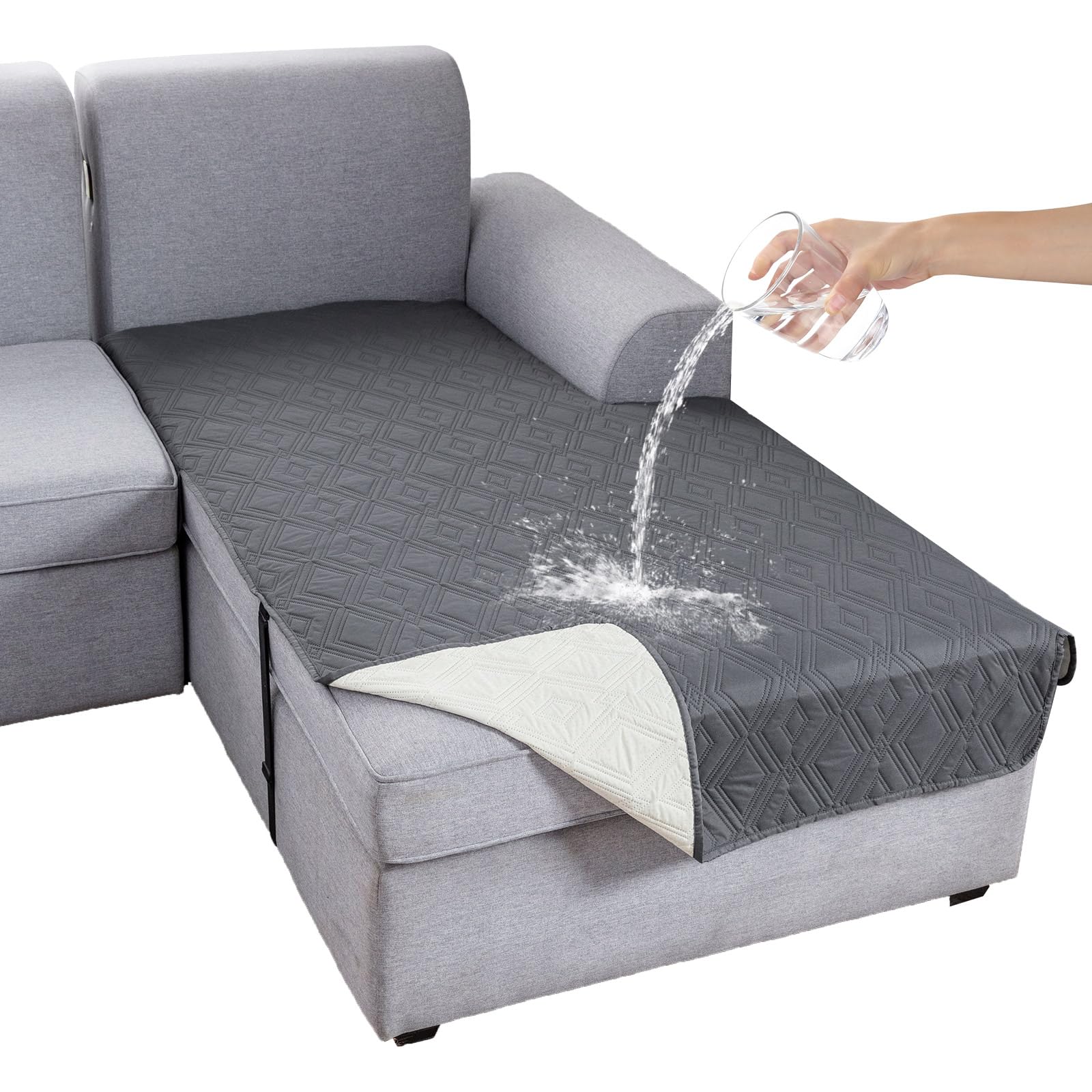 Genina Waterproof Sectional Couch Cover