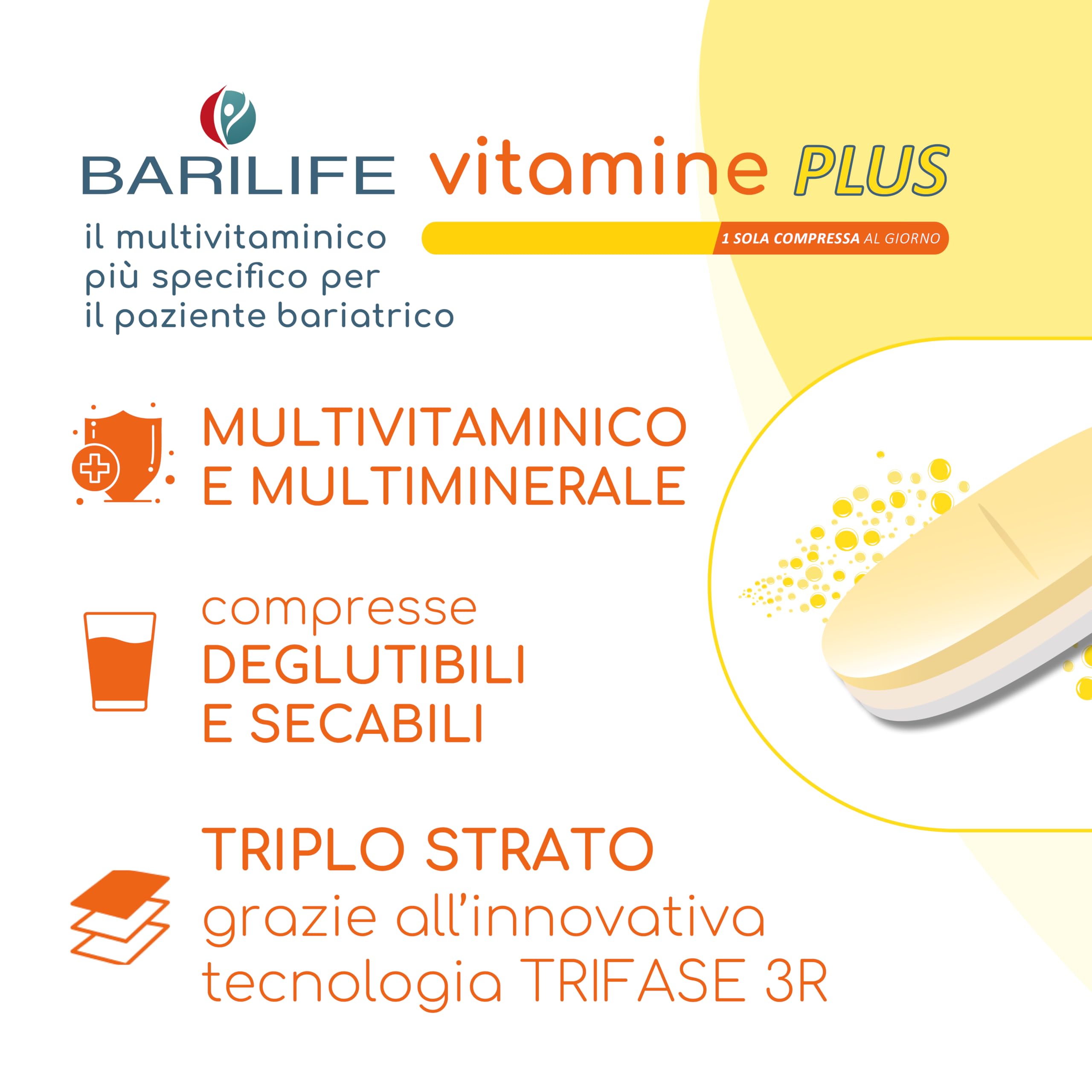 Barilife Vitalità e Proteine Bundle : Proteine Isolate del Siero (450g) + Multivitaminico Vitamins PLUS (30 CPR) | Supporto Muscolare ed Energetico Completo