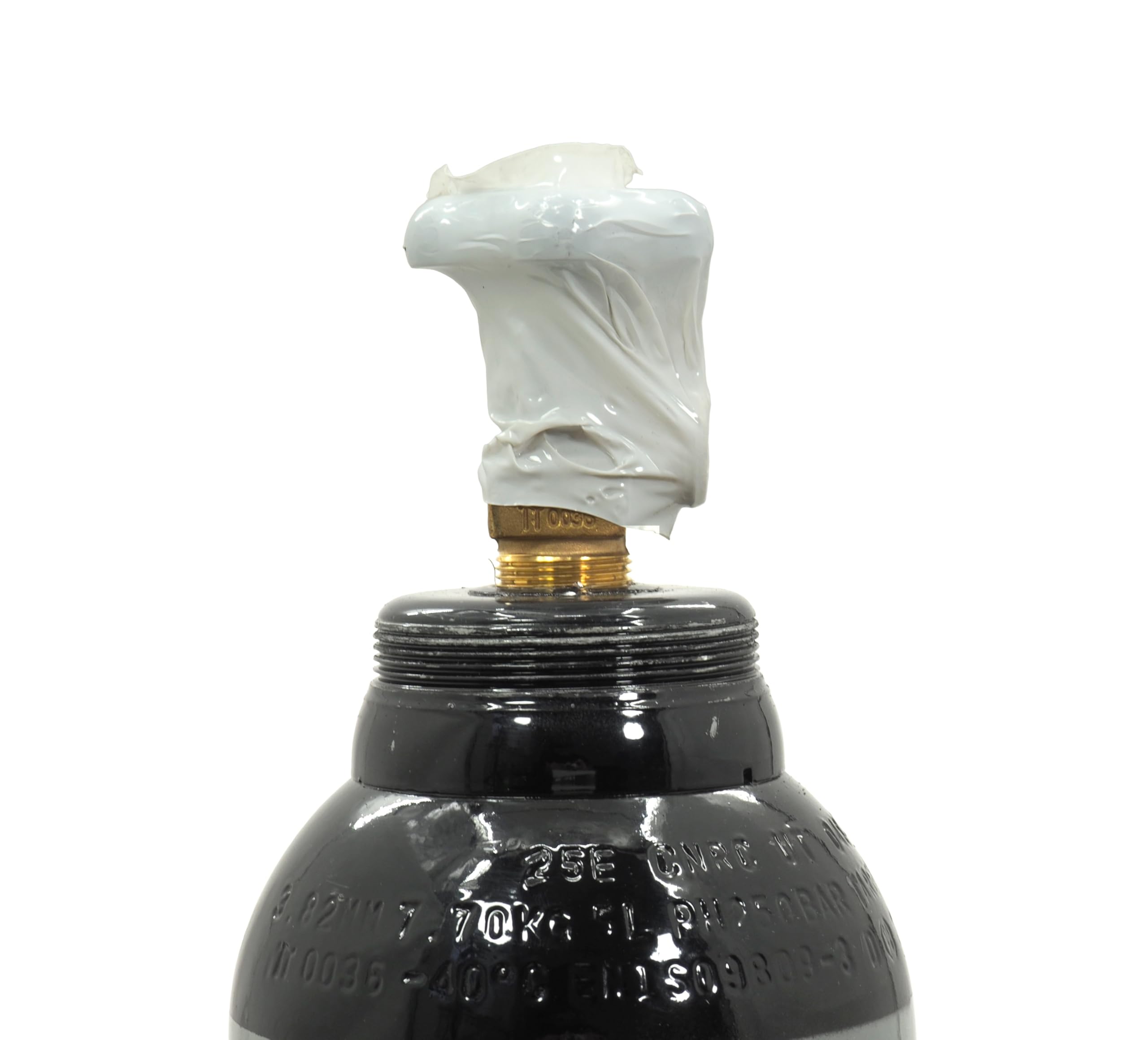 Stickstoff Gasflasche 5L gefüllt + Druckminderer 200 bar Set - 150 bar 0,8m³ Nitrogen Flasche W24.32 Schutzgas