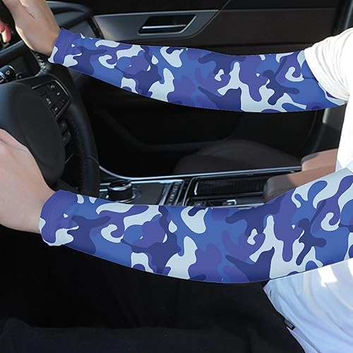 Vista 44 de CLOHOMIN Mangas para brazos, protección solar, mangas de compresión, cubierta de tatuaje para mujeres y hombres, manga deportiva atlética refrescante