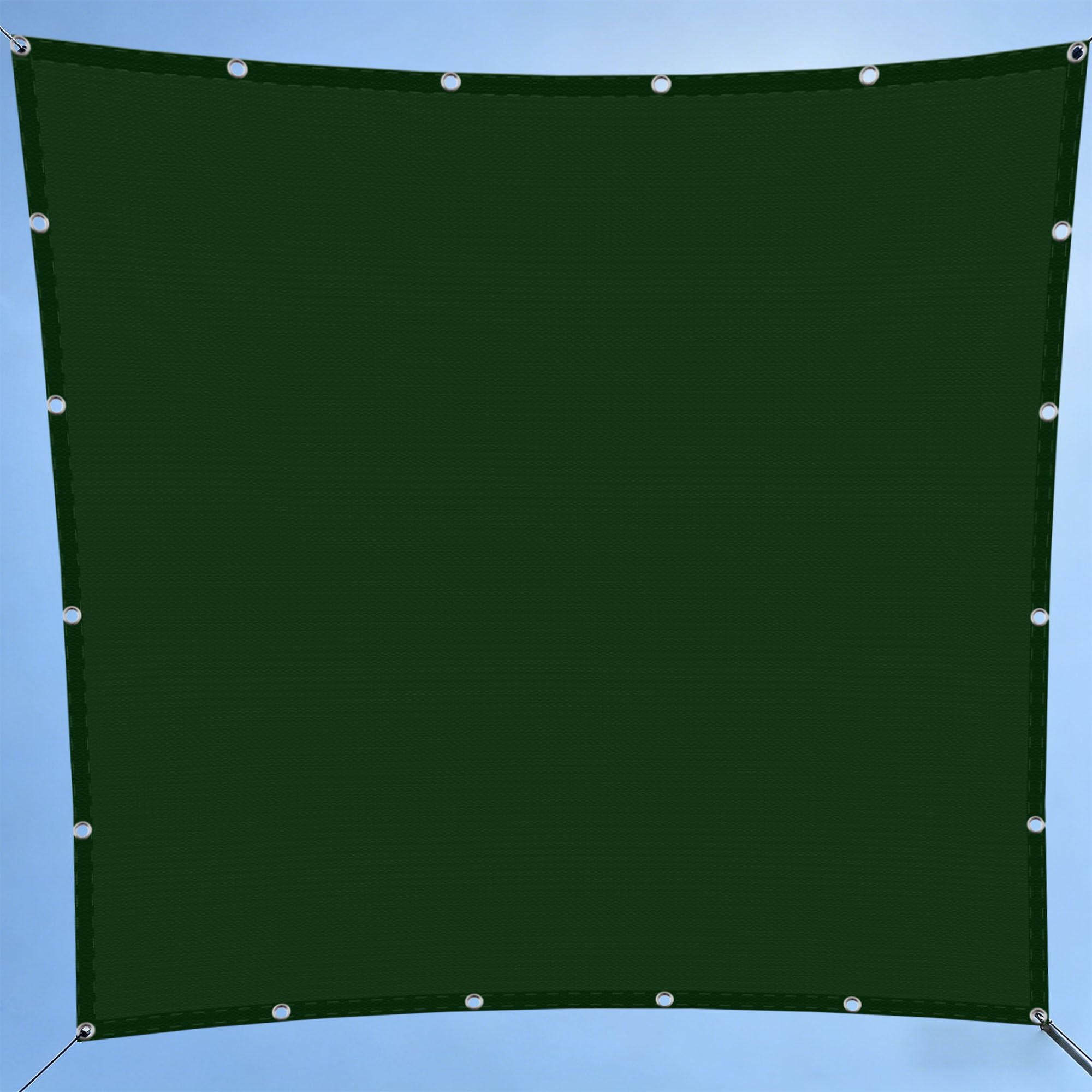 Voile d'ombrage contre la pluie et les UV toile verte 160x340