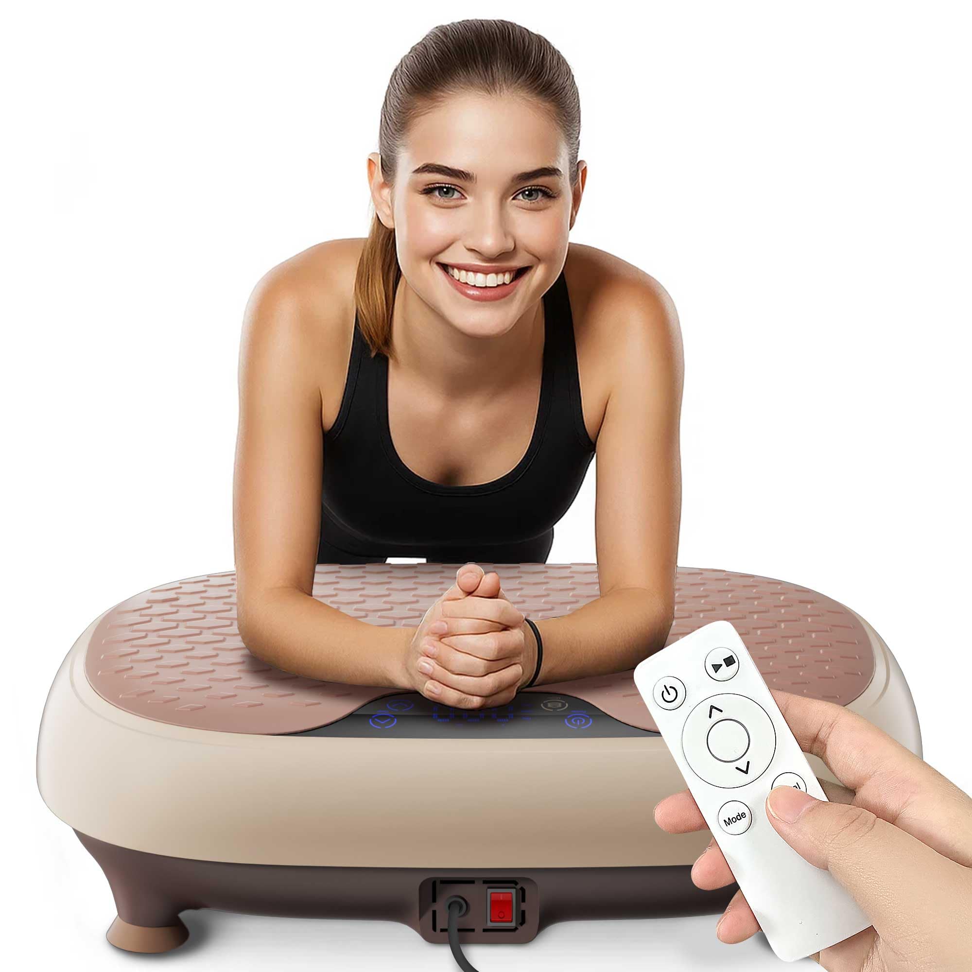 Vibration Plate Exercise Machine with 3 Modes 20 Speeds 330 Lbs Capacity Full Body Vibration Plate for Lymphatic