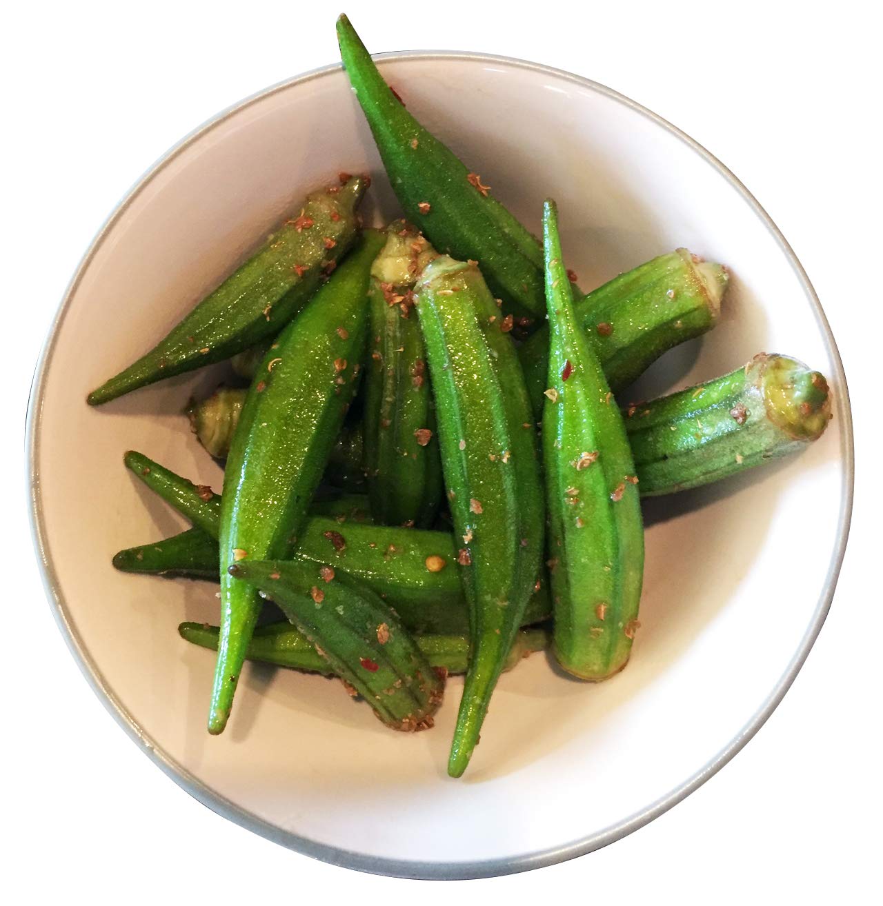10.000 Samen Okra Grün -Abelmoschus esculentus- ***Kalorienarme***