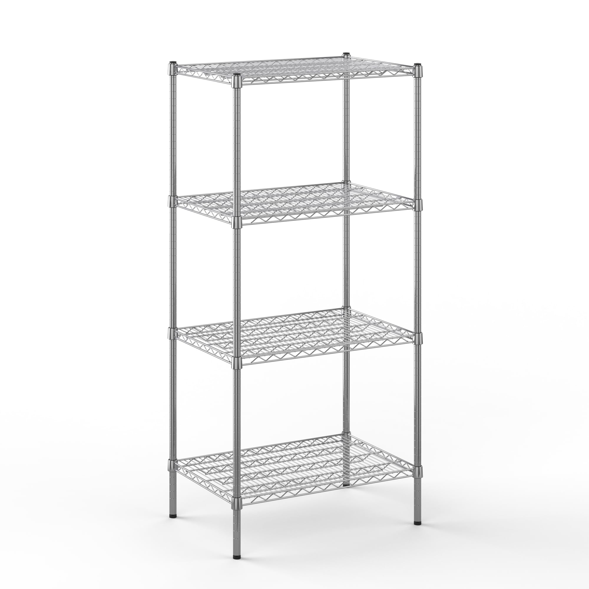 21" Deep x 30" Wide x 64" Height Wire Shelving Kit | 4-Tier | NSF Commercial Storage Rack Unit