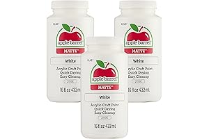 Apple Barrel Acrylic Paint Set White x 3