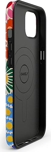 Miniatura 5 de Casely Funda para iPhone 13  Compatible con MagSafe  Parche de flores  Funda floral femenina