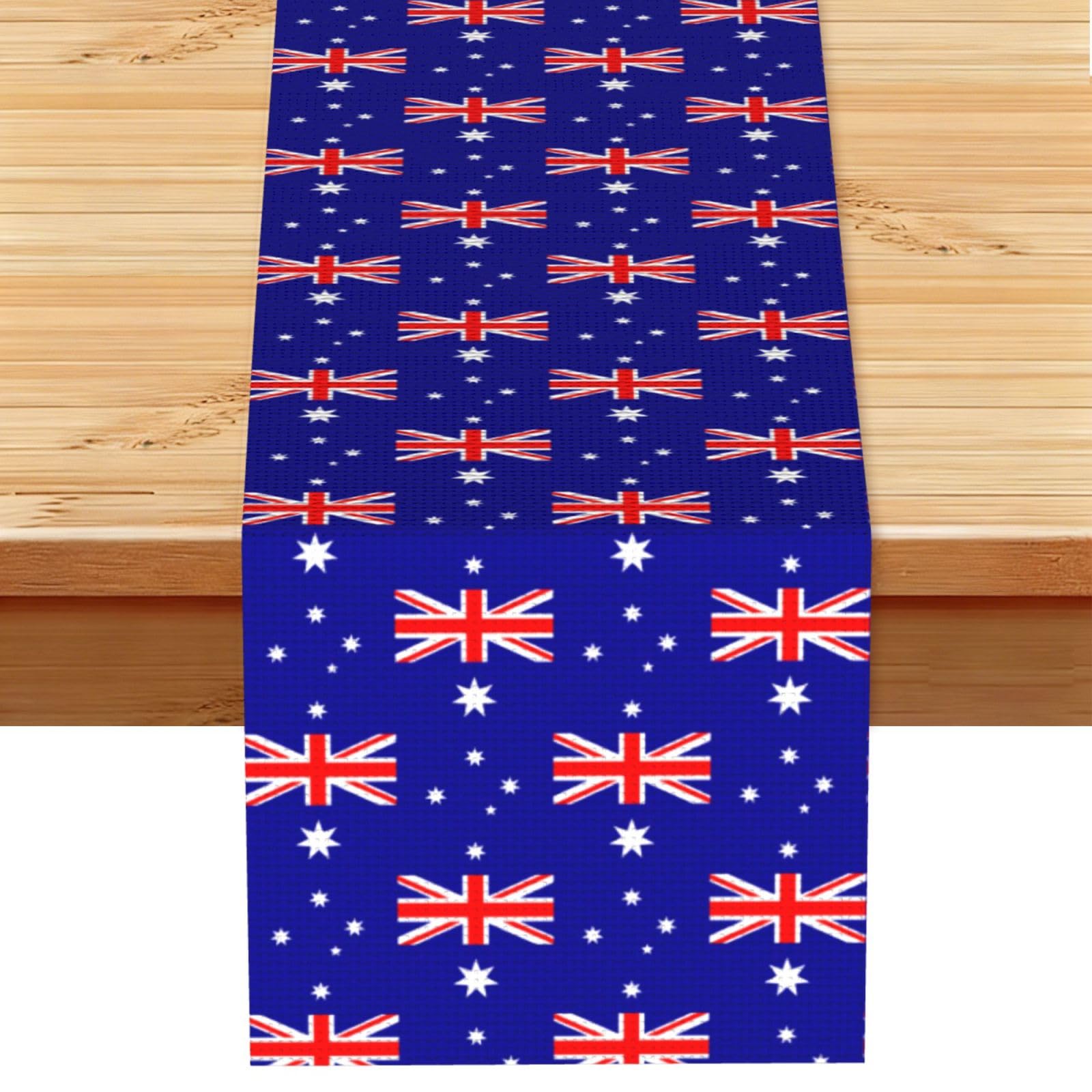 Australian flag Print Table Runner for Home Hotel Dining Kitchen Party Indoor Outdoor Decor,13x72 Inch
