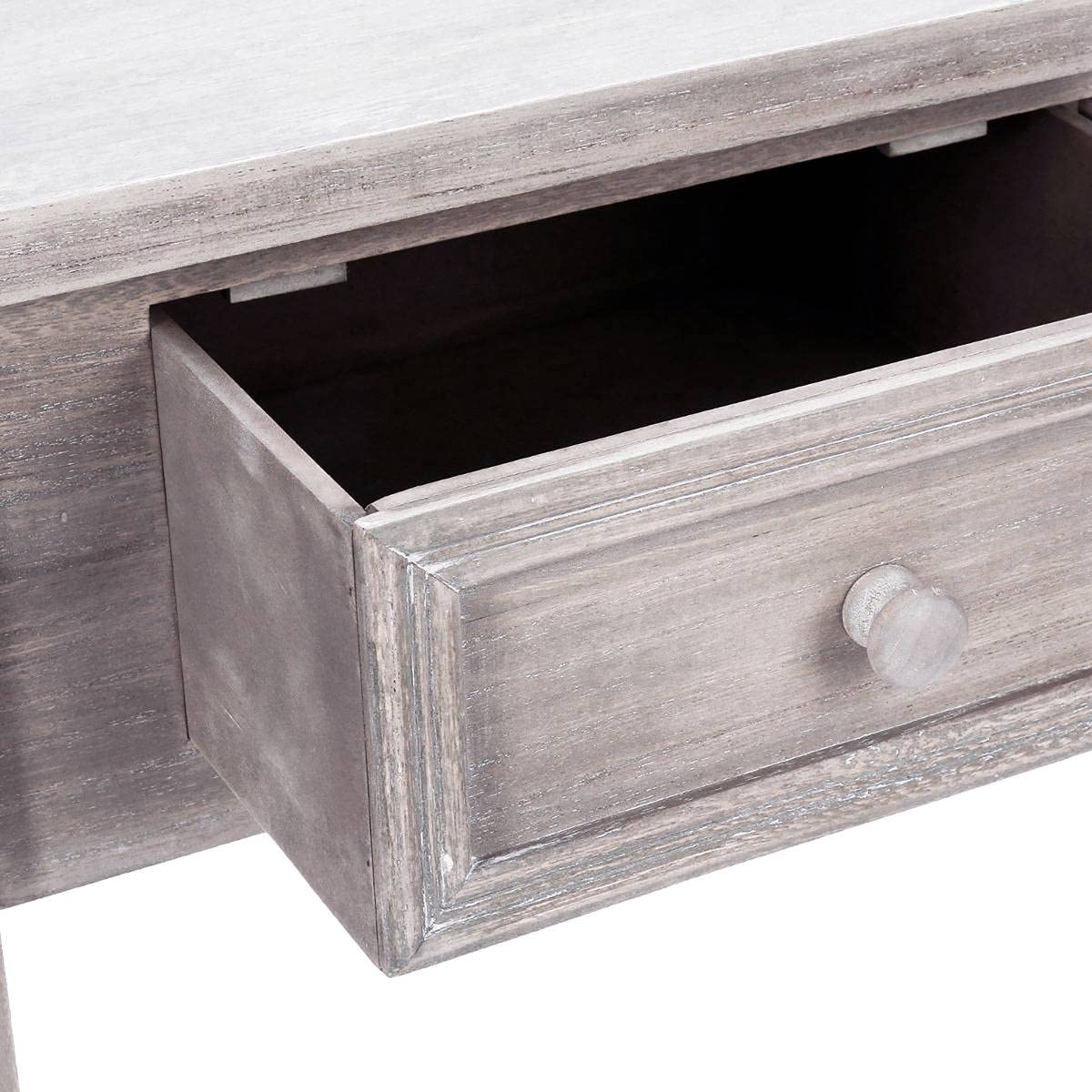 ATMOSPHERA CREATEUR D'INTERIEUR ATM-102216C console table Charm, color light brown patinated, wood, beige, L 80 x W 30 x H 76 cm