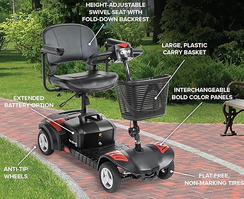 Miniatura 5 de Scout 4 LT - Scooter de movilidad de viaje con 5 años de protección