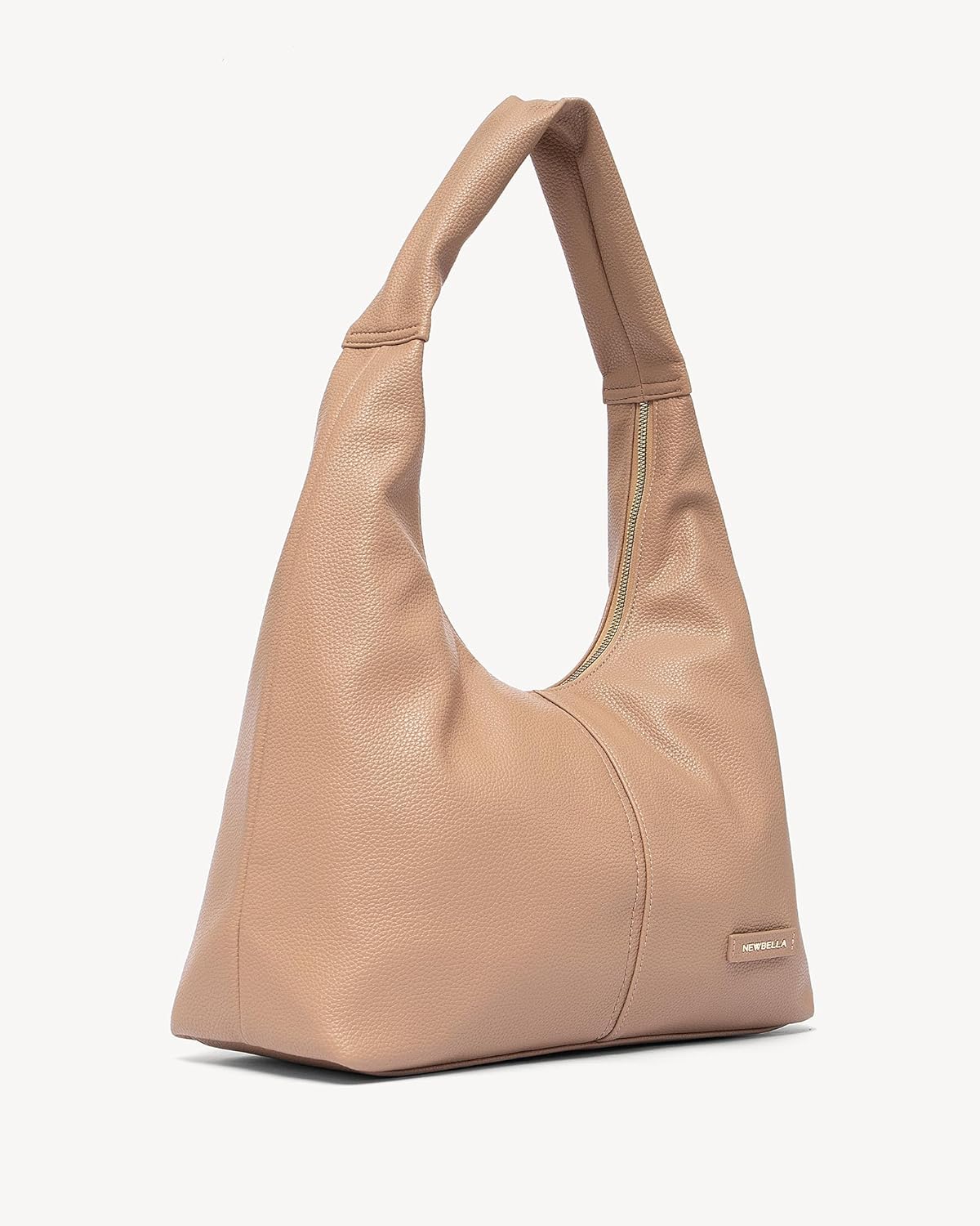 NEWBELLA Vegan Leather Hobo Shoulder Bag for Women, Lightweight Hobo Purse, Casual Commute Bag for Daily Work Shopping Travel - Image 3