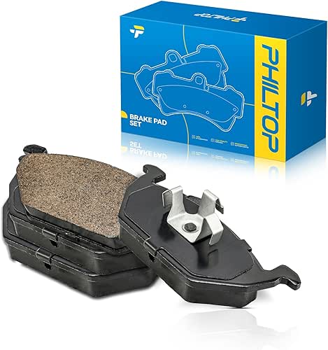 PHILTOP Front Ceramic Disc Brake Pads Set Compatible with Volkswagen