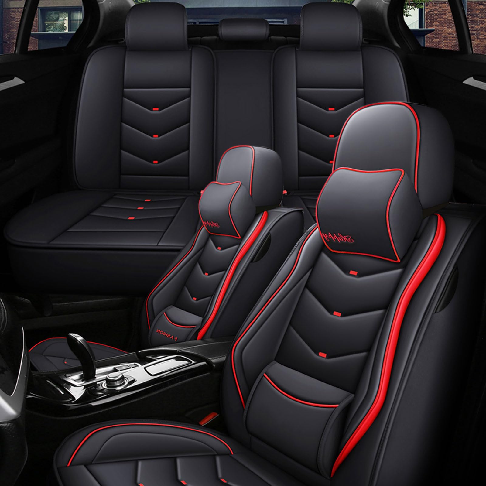 5 Seat Covers for Jeep Gladiator 2020-2026 Leather Waterproof Breathable Car Seat Covers Interior Accessories Seat Cover Cushion