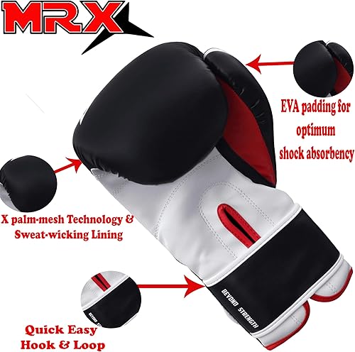 Miniatura 2 de MRX Guantes de boxeo para entrenamiento de combate, entrenamiento de combate, entrenamiento de combate, entrenamiento de sparring grappling,