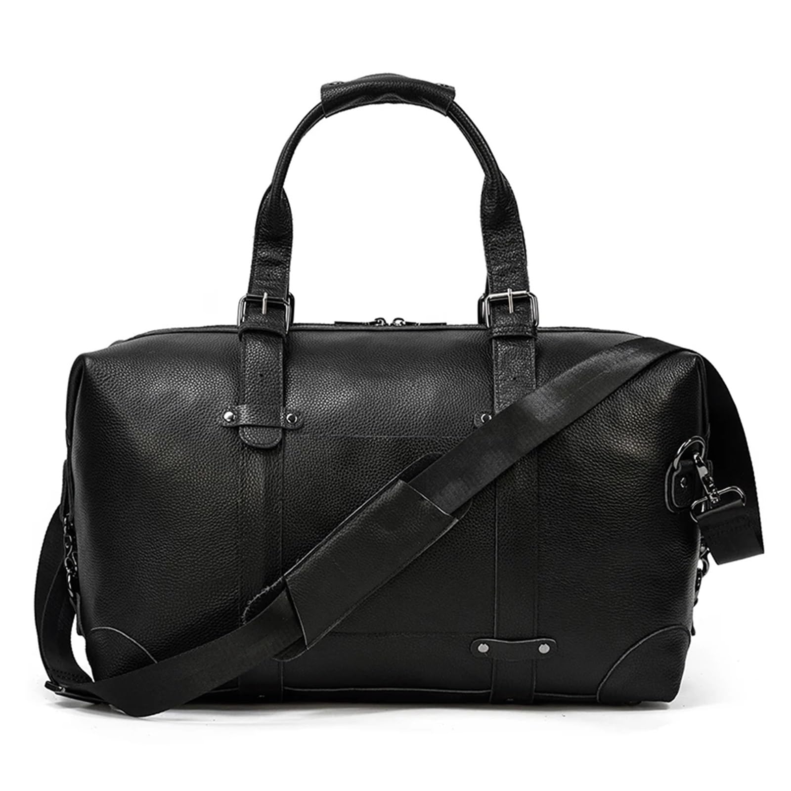 Sac en cuir vintage grand format pour bagage à main cabine
