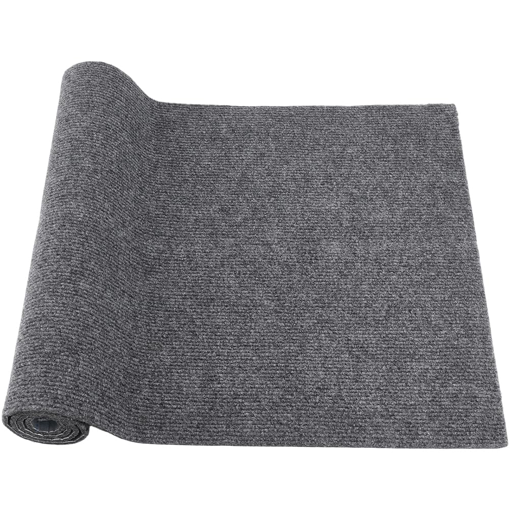CREATCABIN 1 Rotolo Moquette Autoadesiva Antiscivolo Resistente Morbida Imbottita Piastrelle per Tappeti per Animali Domestici Tappetino Protettivo AntiGraffio per Pavimenti Fai Te 100×40cm