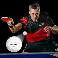 Vista 5 de 20 paquetes de pelotas de ping pong, pelotas de tenis de mesa de 3 estrellas, más de 40 pelotas de pong para competencia y juego recreativo, pelota
