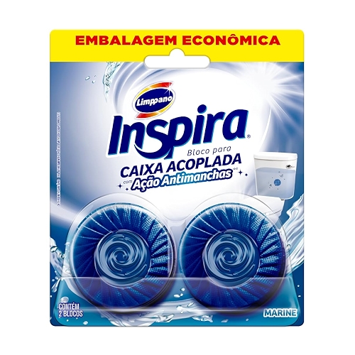 Limppano Bloco para Caixa Acoplada Marine com 2 unidades Limppano Bloco para Caixa Acoplada Marine com 2 unidades