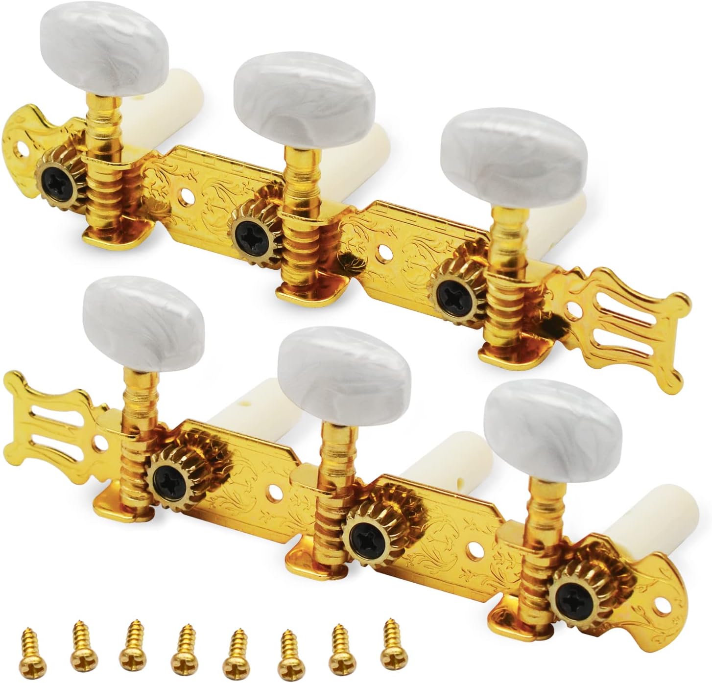 MoonEmbassy Classical Guitar Tuning Pegs,Machine Heads for