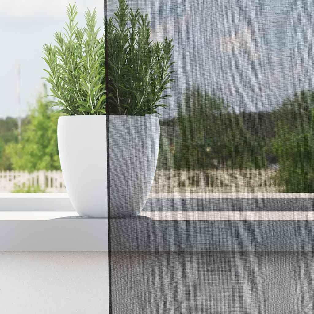 Voile Vorhänge mit Ösen 2 Stück Schwarz 140x140 cm, 100% Polyester, halbtransparent, pflegeleicht, vielseitig einsetzbar für Wohnzimmer, Schlafzimmer, moderner Sichtschutz