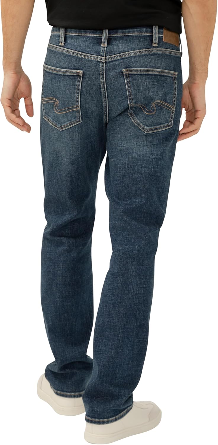 Silver Jeans Co. Men's Machray Athletic Fit Straight Leg Jeans