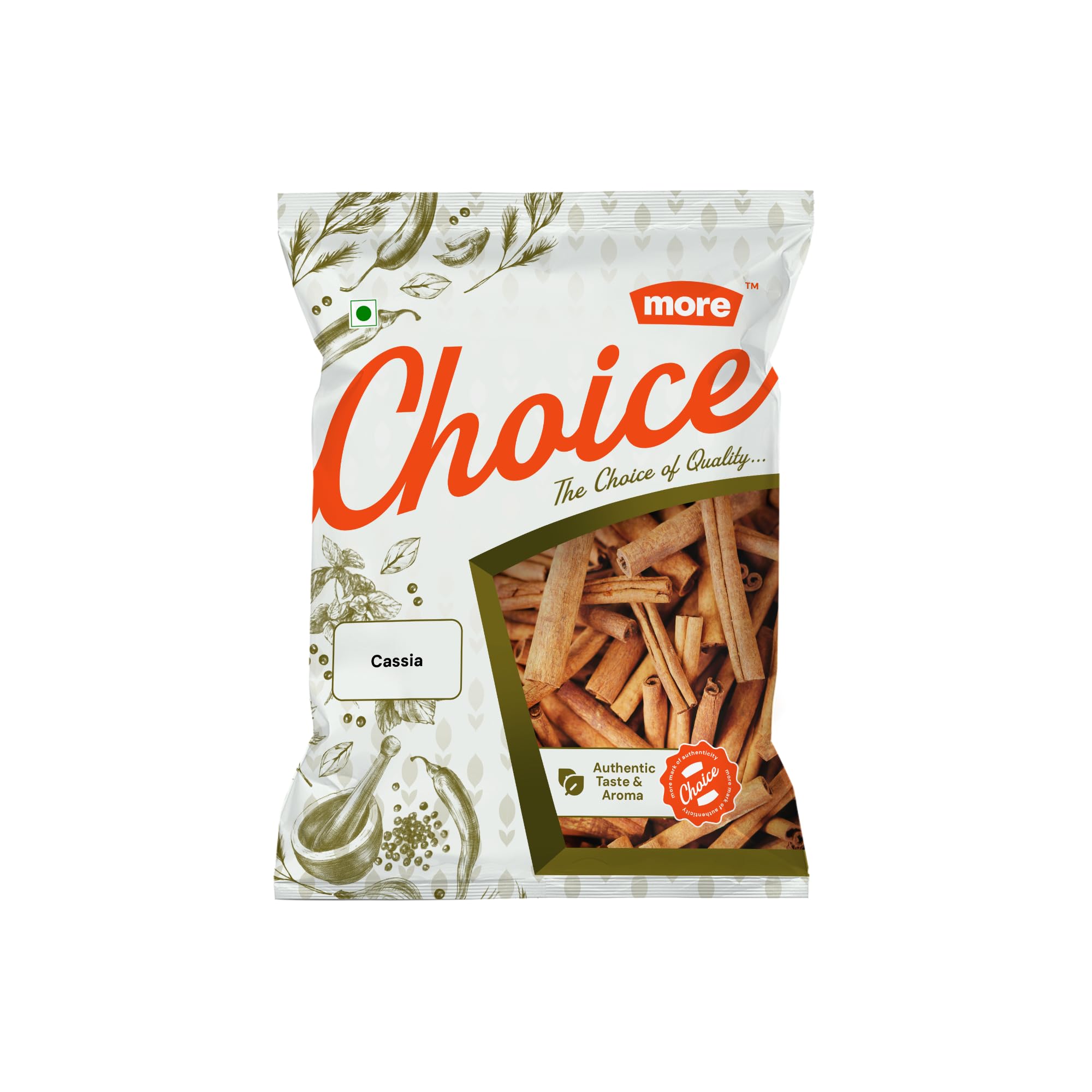 More Choice Cassia (Taj) Cinnamon, 50g Pouch