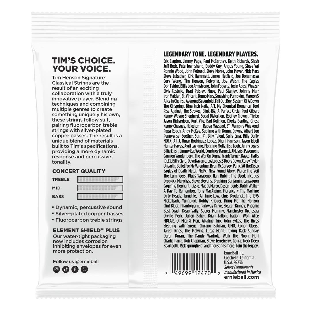 Ernie Ball Corde per Chitarra Elettrica Tim Henson Signature - Calibro 9.5-46