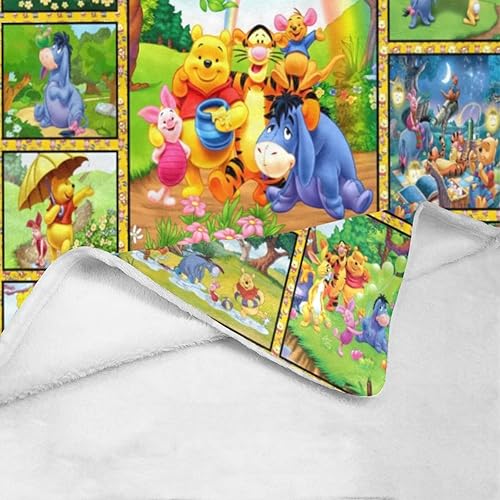 Miniatura 4 de Manta de oso lindo 3D, manta de franela súper suave para sofá, sala de estar, dormitorio, regalos para niñas y niños, 60 x 50 pulgadas