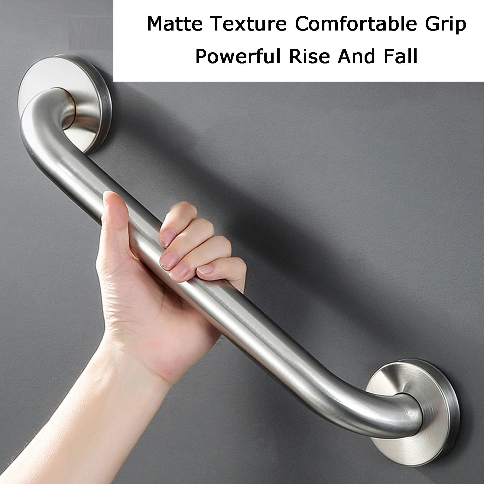 Maniglioni For Il Bagno,Possono Sostenere Corrimano Da 200 Kg,Maniglia Di Sicurezza For L'assistenza Alla Doccia For Anziani,For WC E Porta(L-80CM)