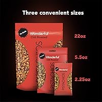 Vista 4 de Wonderful Pistachios Sin conchas nueces tostadas con chile bolsa resellable de 22 onzas