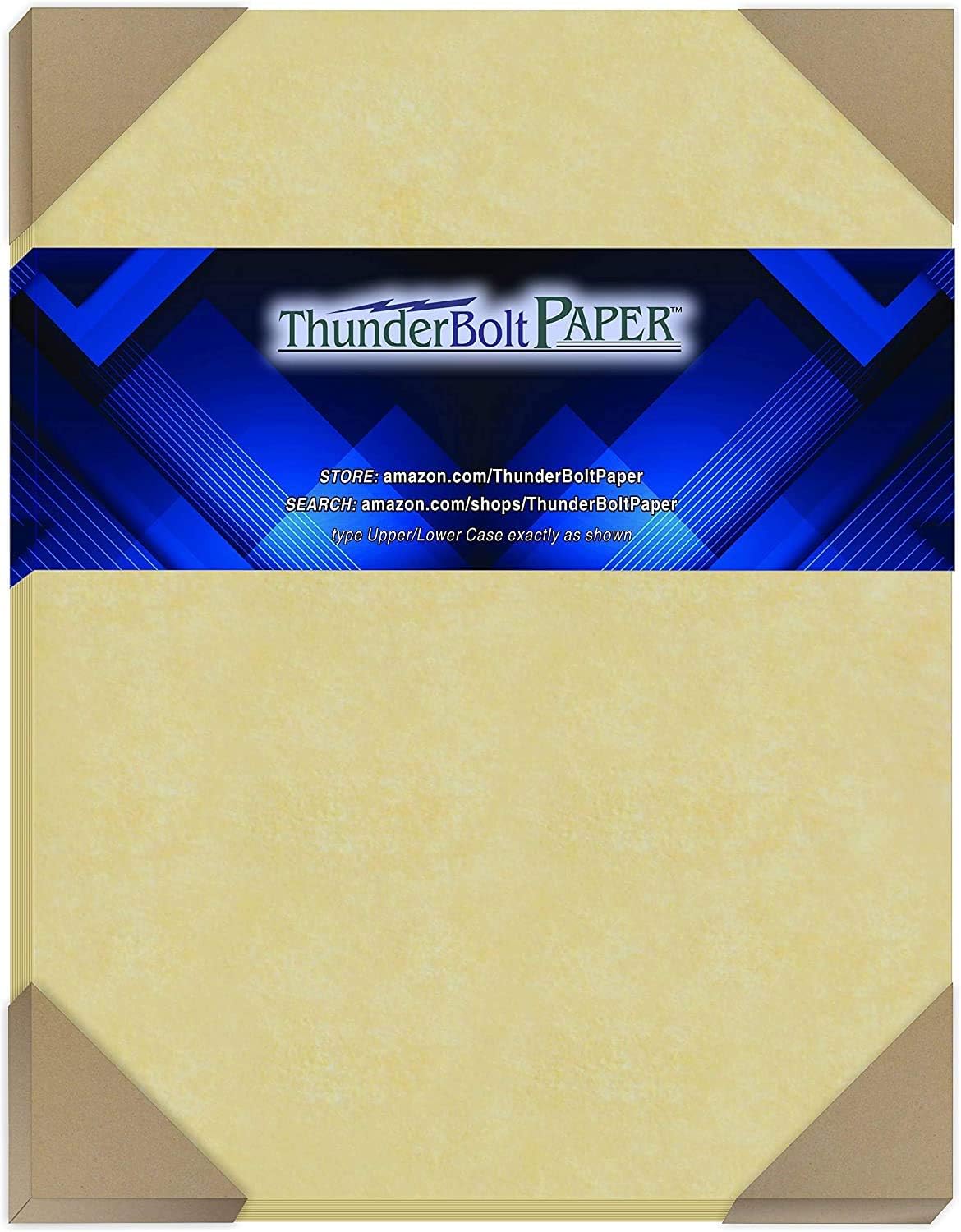 50 Gold Parchment 65lb Cover Weight Paper 8.5 X 11 Inches Cardstock Colored Sheets Letter Size -Printable Old Parchment Semblance