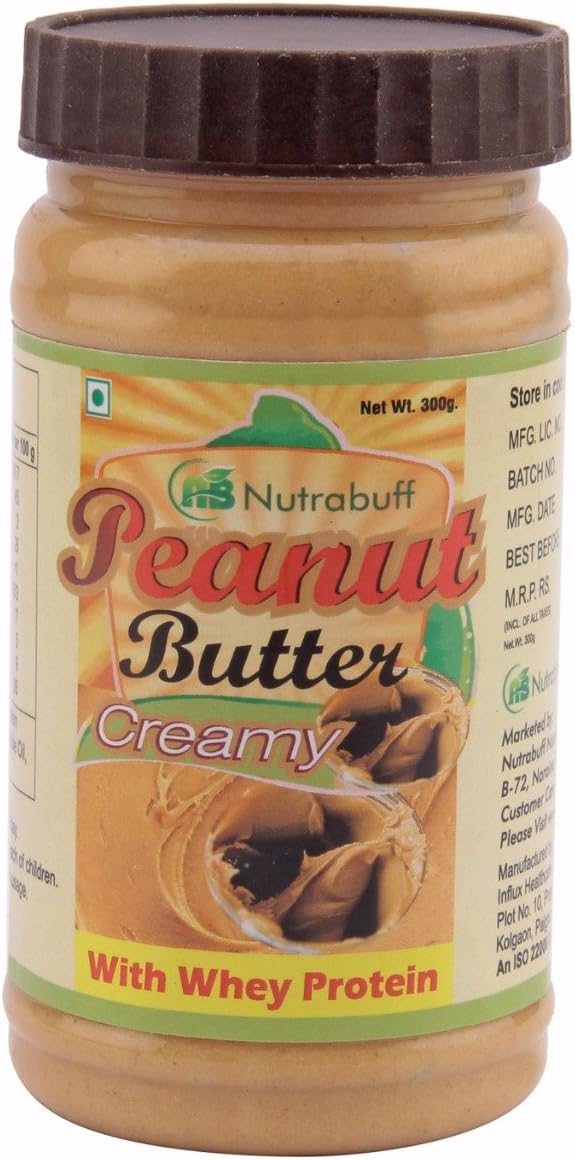 Nutrabuff Peanut Butter With Whey Protein - 300 Gm