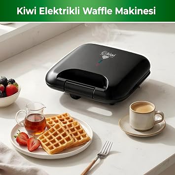 Kiwi KSM-2405K Siyah Çocuk Waffle Makinesi