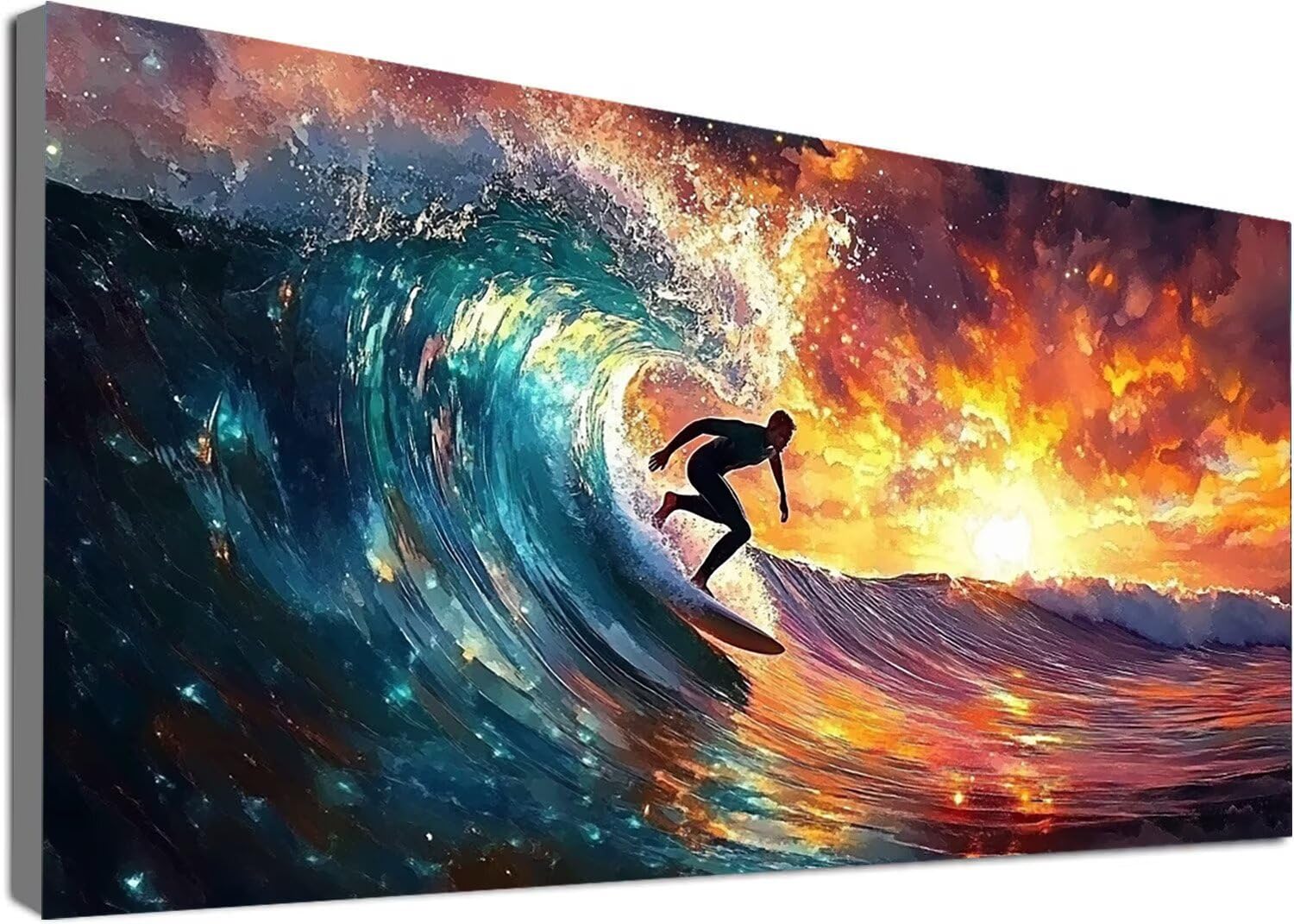 Diamond Painting surfing, zestaw sportowy dla dzieci, do majsterkowania, dla dziewczynek 8 lat, 5D "zrób to sam", mozaika diamentowa, zestaw do majsterkowania, dla początkujących, haft dimond