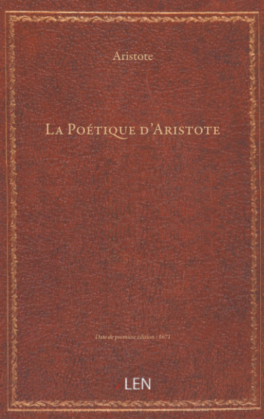 La Poétique d'Aristote...