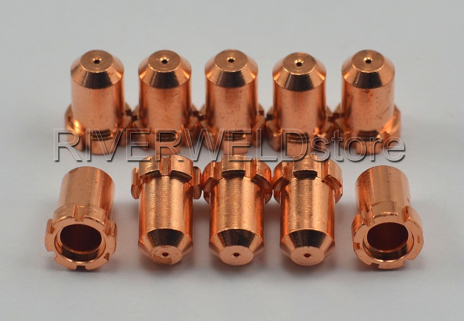 RIVERWELD Elektrody plazmowe Thermal Dynamics 9-6506 Końcówki Dysze 9-6501 do palnika plazmowego PCH25/38 PCH/M-28 PCH-35 M-35 PCH-40 M-40 100 szt.