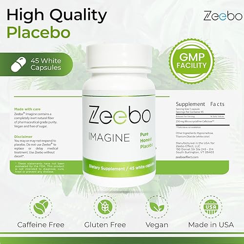 Vista 19 de Zeebo Píldoras de placebo - Elija forma de tableta o cápsula (tabletas)