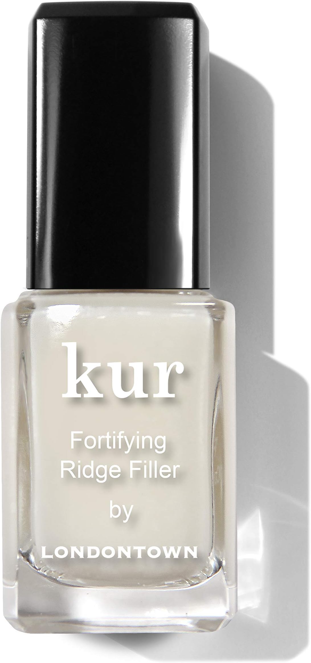 kur Nail Ridge Filler - Smoother - Strengthener - Filler for Damaged Uneven Nails - Fortifying, Self Leveling Base, Vegan, Cruelty Free, Paraben Free, 0.4 fl oz