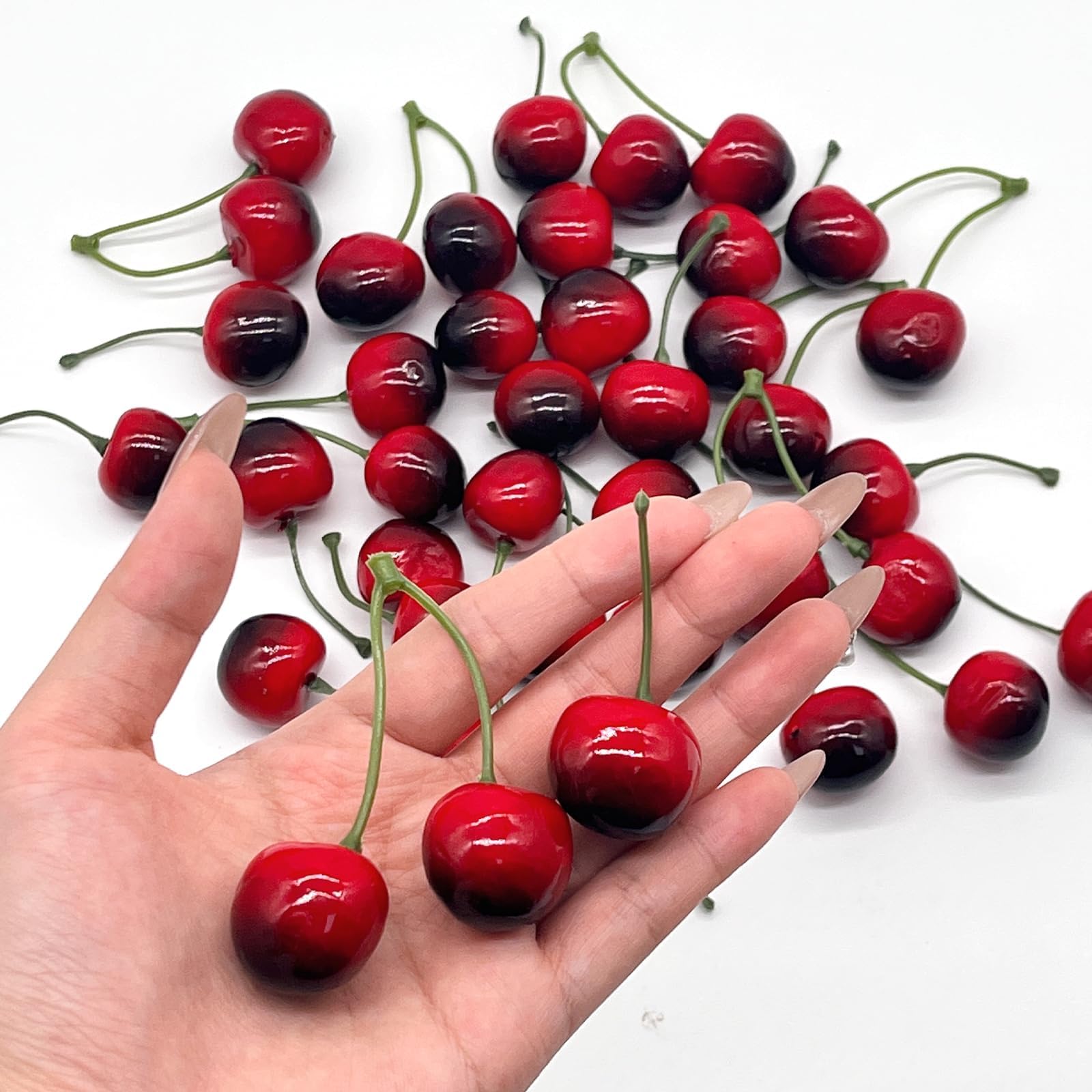EQLEF Kunstmatige kersendecoratie, fruitdecoratie