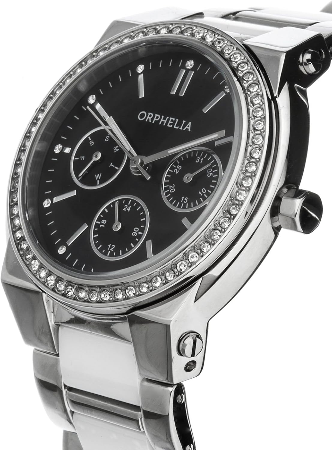 Orphelia Precious Multi Dial - Orologio da polso da donna, al quarzo, in acciaio INOX