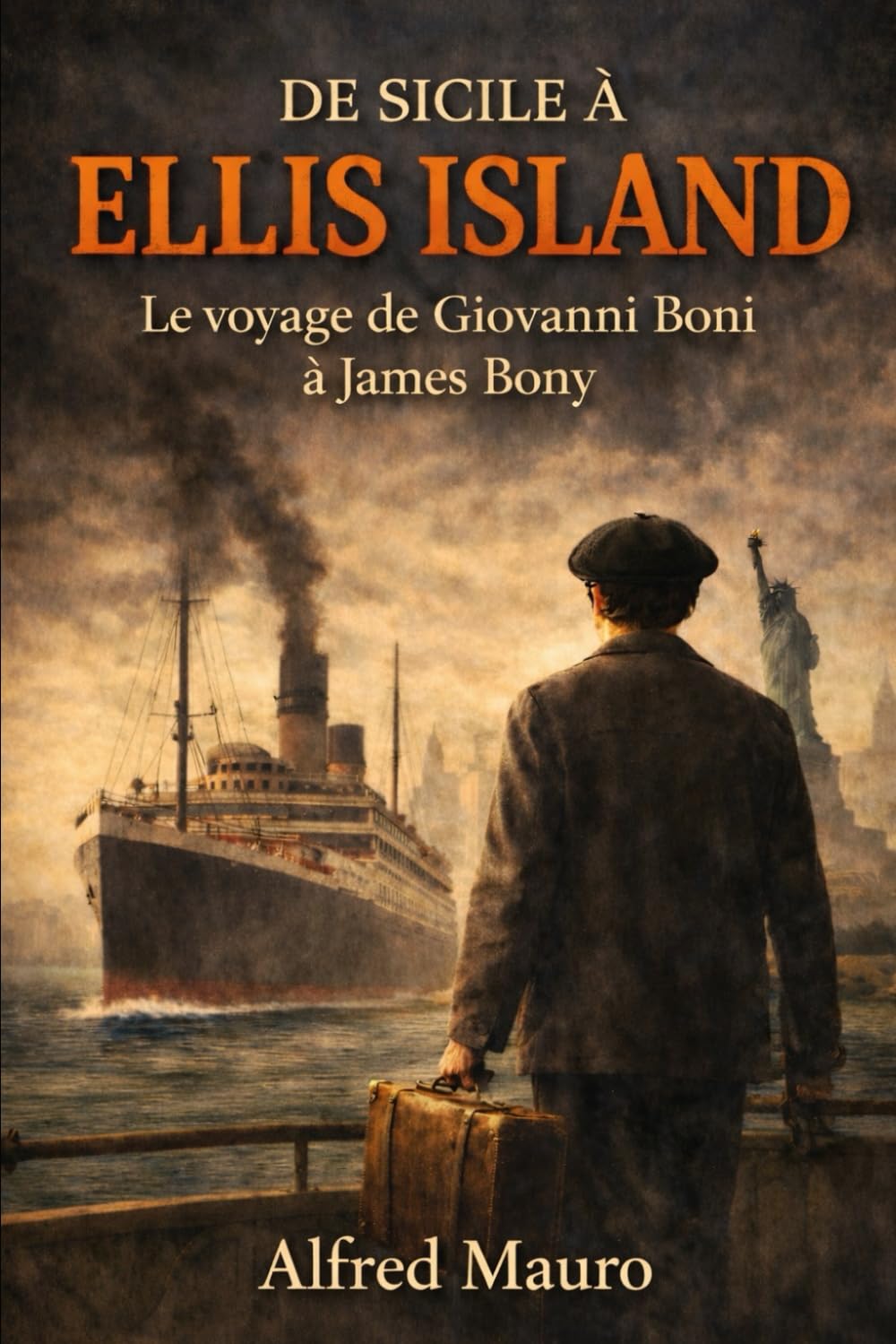James Bony — Ellis Island: De la Sicile à Brooklyn, puis Tunis : l’histoire vraie d’un homme qui change de nom pour sauver sa vie.