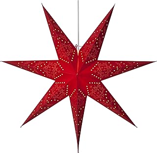 'Star Sensy 70 – Estrella de papel, papel, color rojo